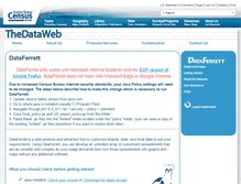 Tablet Screenshot of dataferrett.census.gov